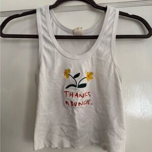 Urban Outfitters White Tank Top
